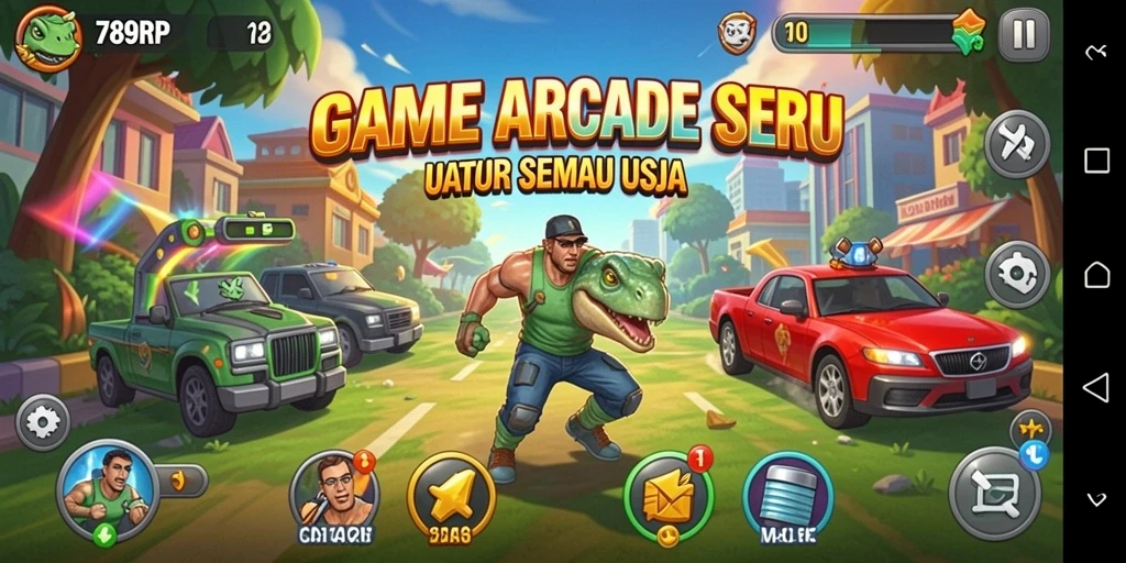 Gameplay seru dan menantang di 789RP dengan berbagai level.