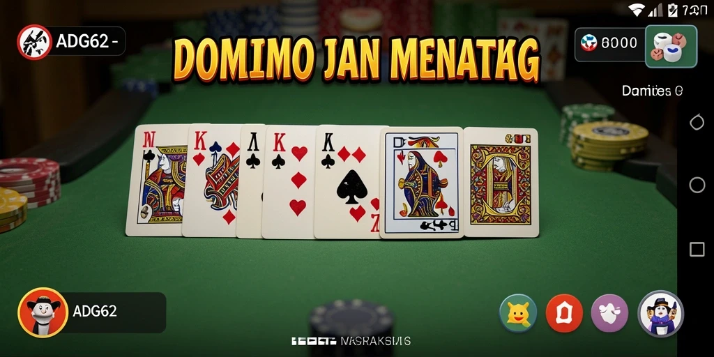 Tampilan gameplay seru di ADG62 dengan fitur interaktif.
