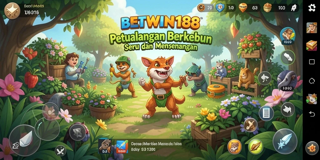 Tampilan gameplay BETWIN188 yang menarik dan penuh warna.