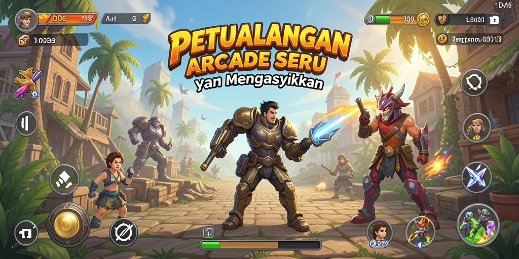 Screenshot gameplay D06 menampilkan aksi seru dan tantangan yang mendebarkan.