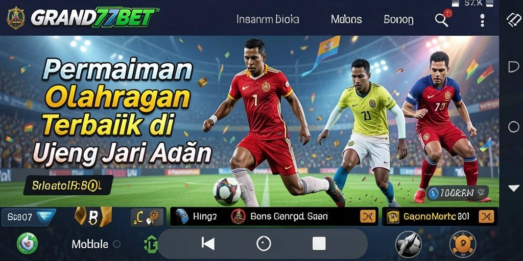 Tangkapan layar gameplay olahraga yang mendebarkan.