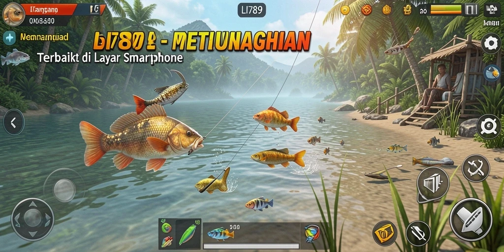 Tangkapan ikan terbesar di LI789 yang menunjukkan aksi memancing seru.