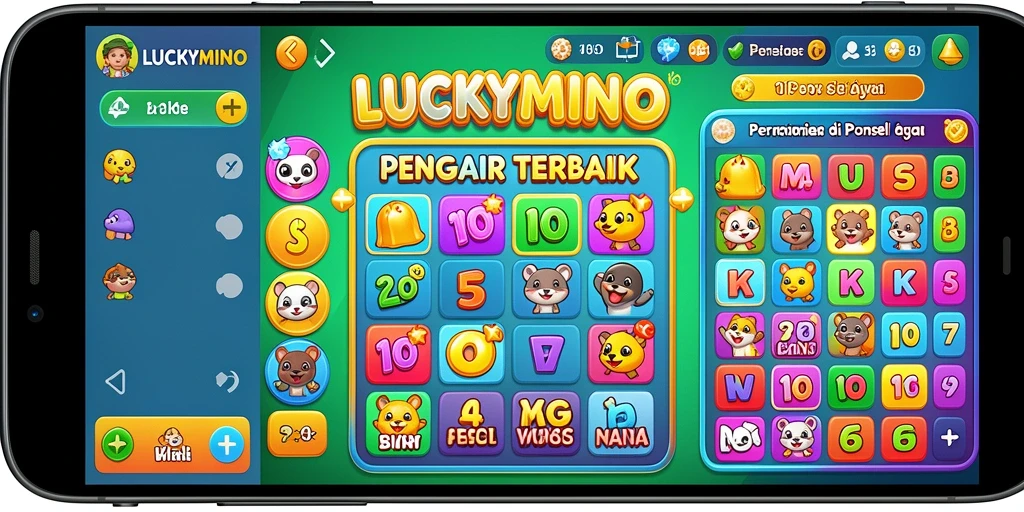 Tangkapan layar permainan Bingo yang seru di LUCKYMINO.