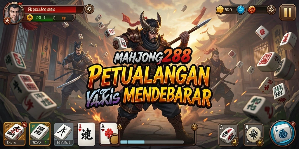 Tampilan gameplay MAHJONG288 yang penuh aksi dan tantangan.