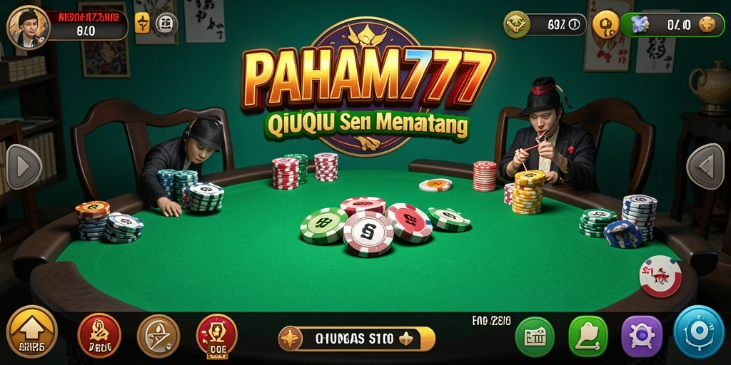 Tampilan gameplay seru QiuQiu di PAHAM777.