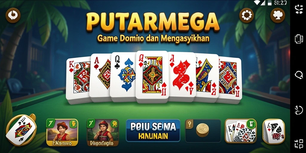 Tampilan gameplay seru di PUTARMEGA dengan teman-teman.