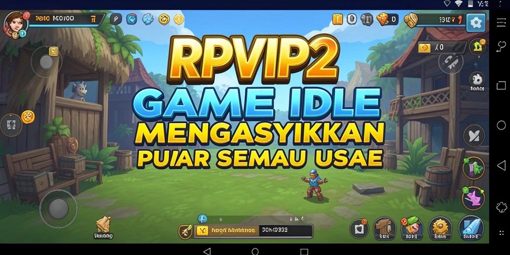 Screenshot gameplay RPVIP2 menampilkan aksi santai dan strategi menarik.
