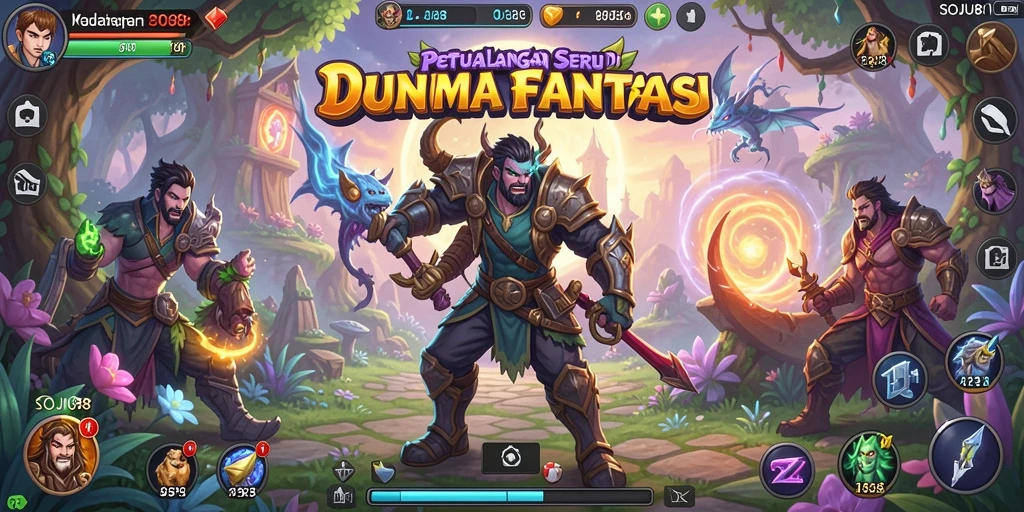 Screenshot gameplay SOJU88 menampilkan petualangan yang mendebarkan.