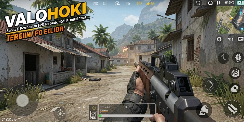 Tampilan gameplay <strong>VALOHOKI</strong> yang mendebarkan dan penuh aksi.